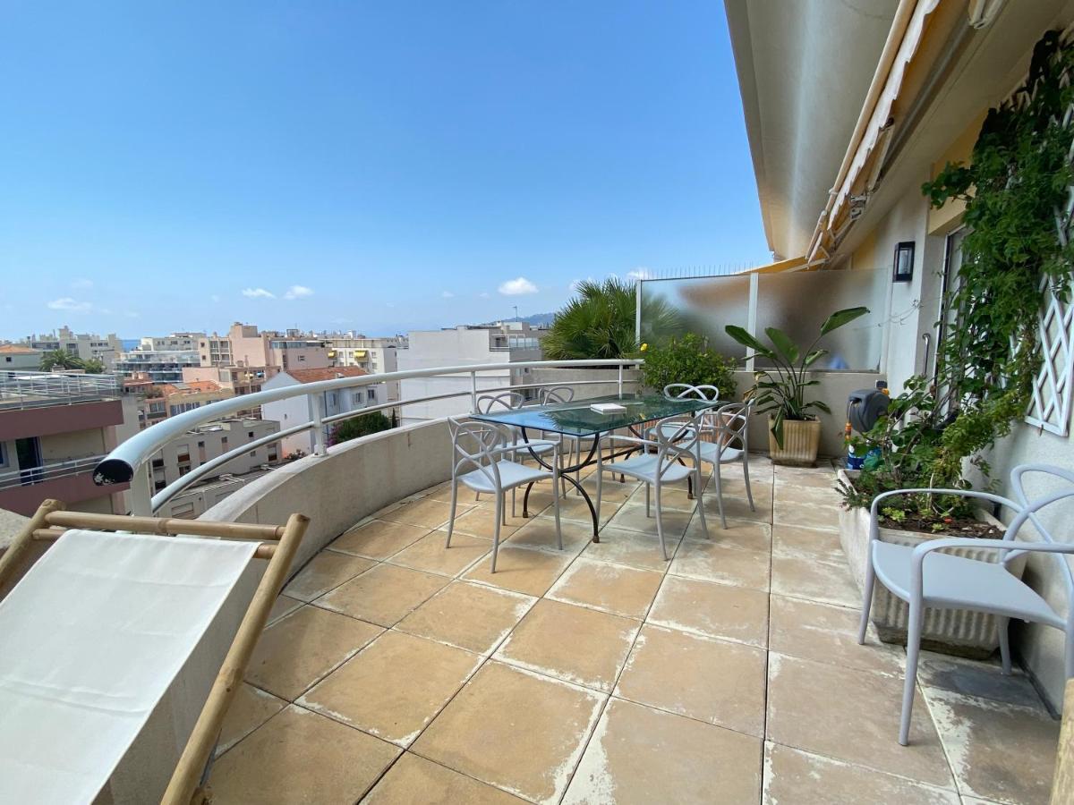 T3 Climatise Villa Juana Avec Parking Et Proche Plage Antibes Ngoại thất bức ảnh