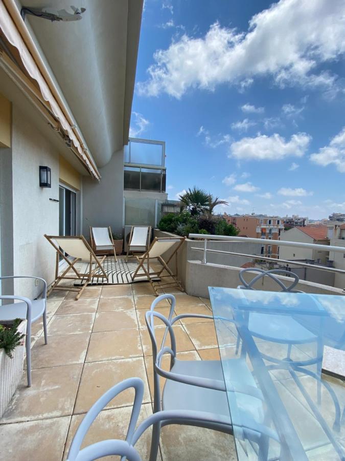 T3 Climatise Villa Juana Avec Parking Et Proche Plage Antibes Ngoại thất bức ảnh